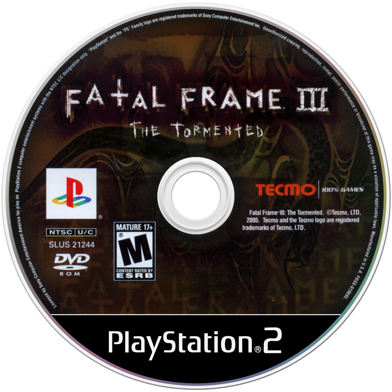 Fatal Frame 3 Tormented media 4 for Playstation 2